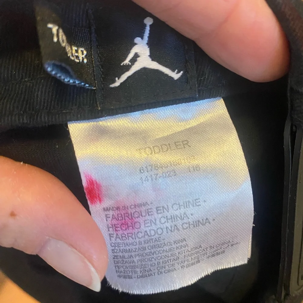 LOT OF 3 Nike Air Jordan Jumpman Black Snapback Hat Cap Toddler Boys Beanie